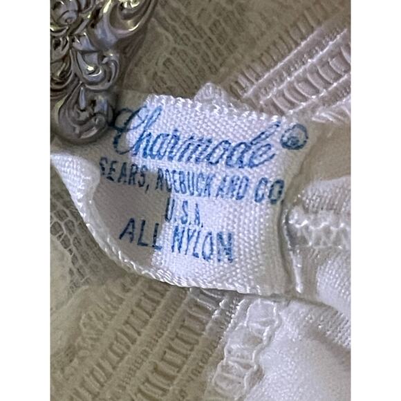 Vintage Charmode Ivory Lace Slip Skirt S/M - Picture 6 of 12